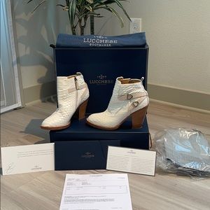 LUCCHESSE PYTHON BOOTS